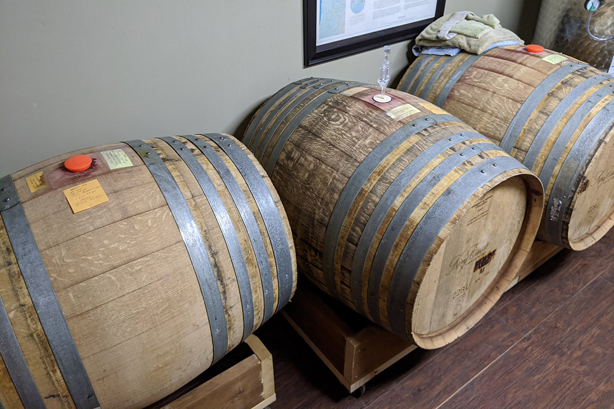 Barnello Winery Barrels