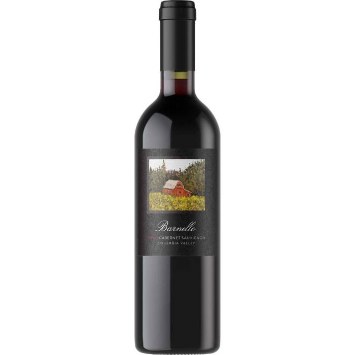 Bottle of 2020 Cabernet Sauvignon crafted by Barnello Winery in Tualatin, Oregon